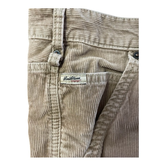VTG Y2K..LEVI STRAUSS SIGNATURE..TAN..CORDUROY..WIDE LEG..RELAXED..JEANS 38 X 30 - Picture 11 of 14